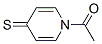 4(1H)-Pyridinethione, 1-acetyl- (7CI,9CI) Struktur