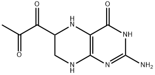 1-(2-amino-4-hydroxy-5,6,7,8-tetrahydropteridin-6-yl)propane-1,2-dione Struktur