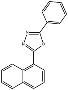 2-(1-NAPHTHYL)-5-PHENYL-1,3,4-OXADIAZOLE Struktur