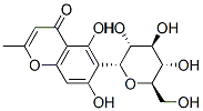 5,7-dihydroxy-2-methyl-6-[(2R,3R,4R,5S,6R)-3,4,5-trihydroxy-6-(hydroxymethyl)oxan-2-yl]chromen-4-one Struktur