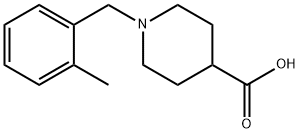 1-(2-METHYLBENZYL)PIPERIDINE-4-CARBOXYLIC ACID Struktur