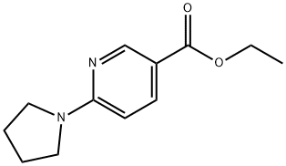 ETHYL 6-(PYRROLIDIN-1-YL)NICOTINATE Struktur