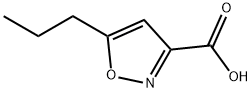 5-PROPYL-ISOXAZOLE-3-CARBOXYLIC ACID Struktur