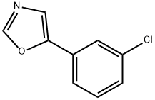 5-(3-CHLOROPHENYL)OXAZOLE Struktur