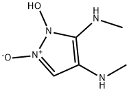 1H-Pyrazole-4,5-diamine,  1-hydroxy-N4,N5-dimethyl-,  2-oxide Struktur