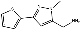 (1-METHYL-3-THIEN-2-YL-1H-PYRAZOL-5-YL)METHYLAMINE 97 Struktur