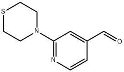 2-(Thiomorpholin-4-yl)isonicotinaldehyde Struktur