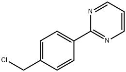 2-[4-(chloromethyl)phenyl]pyrimidine Struktur