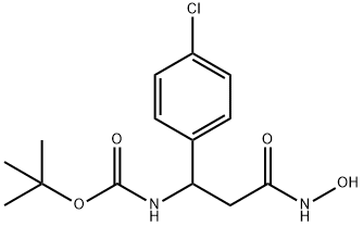 3-(Boc-aMino)-3-(4-chlorophenyl)-N-hydroxypropanaMide Struktur