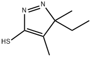 3H-Pyrazole-5-thiol,  3-ethyl-3,4-dimethyl- Struktur