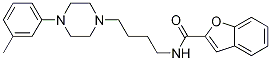 2-BenzofurancarboxaMide, N-[4-[4-(3-Methylphenyl)-1-piperazinyl]butyl]- Struktur