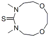 7,9-Dimethyl-1,4-dioxa-7,9-diazacycloundecane-8-thione Struktur