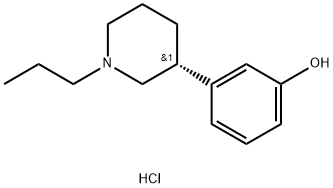 R(+)-3-(3-ヒドロキシフェニル)-N-プロピルピペリジン 塩酸塩 化學(xué)構(gòu)造式