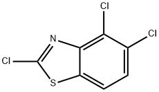 2,4,5-TRICHLORO-1,3-BENZOTHIAZOLE Struktur