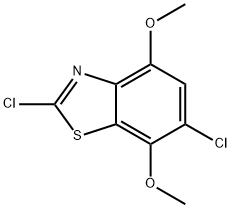 2,6-DICHLORO-4,7-DIMETHOXYBENZOTHIAZOLE Struktur