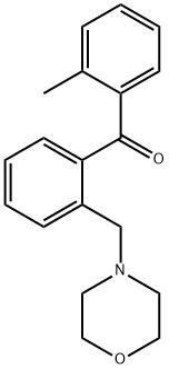 2-METHYL-2'-MORPHOLINOMETHYL BENZOPHENONE Struktur