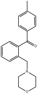 4'-METHYL-2-MORPHOLINOMETHYL BENZOPHENONE Struktur