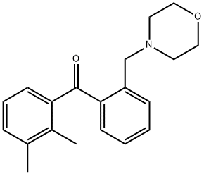 2,3-DIMETHYL-2'-MORPHOLINOMETHYL BENZOPHENONE Struktur