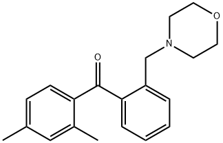 2,4-DIMETHYL-2'-MORPHOLINOMETHYL BENZOPHENONE Struktur