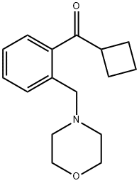 CYCLOBUTYL 2-(MORPHOLINOMETHYL)PHENYL KETONE Struktur