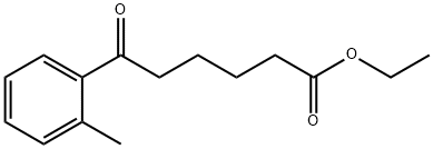 ETHYL 6-(2-METHYLPHENYL)-6-OXOHEXANOATE Struktur