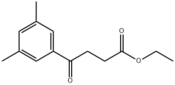 ETHYL 4-(3,5-DIMETHYLPHENYL)-4-OXOBUTYRATE Struktur