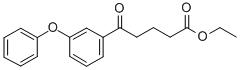 ETHYL 5-OXO-5-(3-PHENOXYPHENYL)VALERATE Struktur