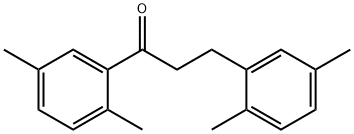 2',5'-DIMETHYL-3-(2,5-DIMETHYLPHENYL)PROPIOPHENONE Struktur