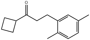 CYCLOBUTYL 2-(2,5-DIMETHYLPHENYL)ETHYL KETONE Struktur