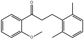 3-(2,6-DIMETHYLPHENYL)-2'-METHOXYPROPIOPHENONE Struktur