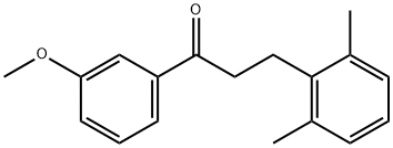 3-(2,6-DIMETHYLPHENYL)-3'-METHOXYPROPIOPHENONE Struktur