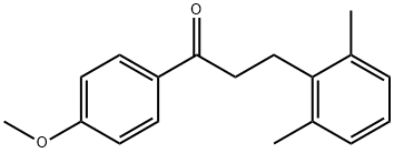 3-(2,6-DIMETHYLPHENYL)-4'-METHOXYPROPIOPHENONE Struktur