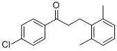 4'-CHLORO-3-(2,6-DIMETHYLPHENYL)PROPIOPHENONE Struktur