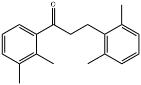 2',3'-DIMETHYL-3-(2,6-DIMETHYLPHENYL)PROPIOPHENONE Struktur