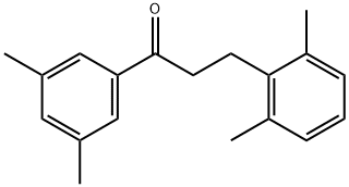 3',5'-DIMETHYL-3-(2,6-DIMETHYLPHENYL)PROPIOPHENONE Struktur