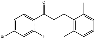 4'-BROMO-3-(2,6-DIMETHYLPHENYL)-2'-FLUOROPROPIOPHENONE price.