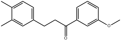 3-(3,4-DIMETHYLPHENYL)-3'-METHOXYPROPIOPHENONE Struktur