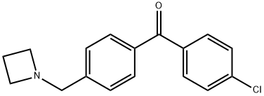 4-AZETIDINOMETHYL-4'-CHLOROBENZOPHENONE Struktur