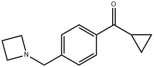 4-(AZETIDINOMETHYL)PHENYL CYCLOPROPYL KETONE Struktur