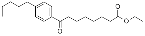 ETHYL 8-OXO-8-(4-N-PENTYLPHENYL)OCTANOATE Struktur