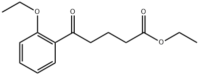 ETHYL 5-(2-ETHOXYPHENYL)-5-OXOVALERATE Struktur