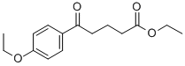 ETHYL 5-(4-ETHOXYPHENYL)-5-OXOVALERATE Struktur