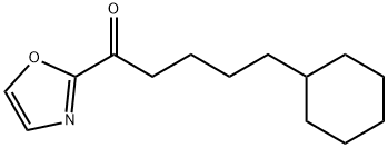 2-(5-CYCLOHEXYLVALERYL)OXAZOLE Struktur