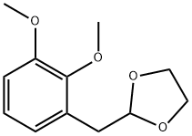 3-(1,3-DIOXOLAN-2-YLMETHYL)-1,2-DIMETHOXYBENZENE Struktur