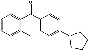 4'-(1,3-DIOXOLAN-2-YL)-2-METHYLBENZOPHENONE Struktur