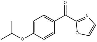 2-(4-ISOPROPOXYBENZOYL)OXAZOLE Struktur