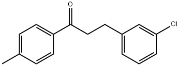 3-(3-CHLOROPHENYL)-4'-METHYLPROPIOPHENONE Struktur