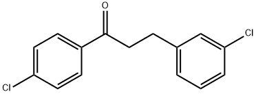 4'-CHLORO-3-(3-CHLOROPHENYL)PROPIOPHENONE Struktur