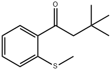 3,3-DIMETHYL-2'-METHYLTHIOBUTYROPHENONE Struktur