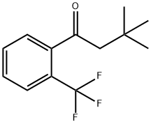 3,3-DIMETHYL-2'-TRIFLUOROMETHYLBUTYROPHENONE Struktur